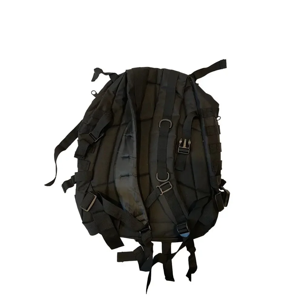 Generic No Brand Black Tactical Backpack
